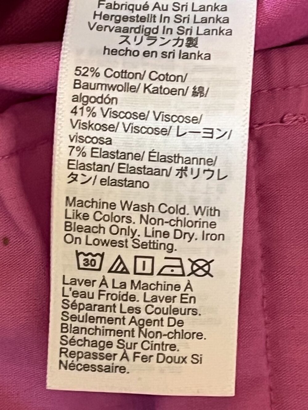 J Crew Pink Kallie Pants Stretchy Straight Leg Women's Size 10 NWT Preppy Office - Picture 10 of 10